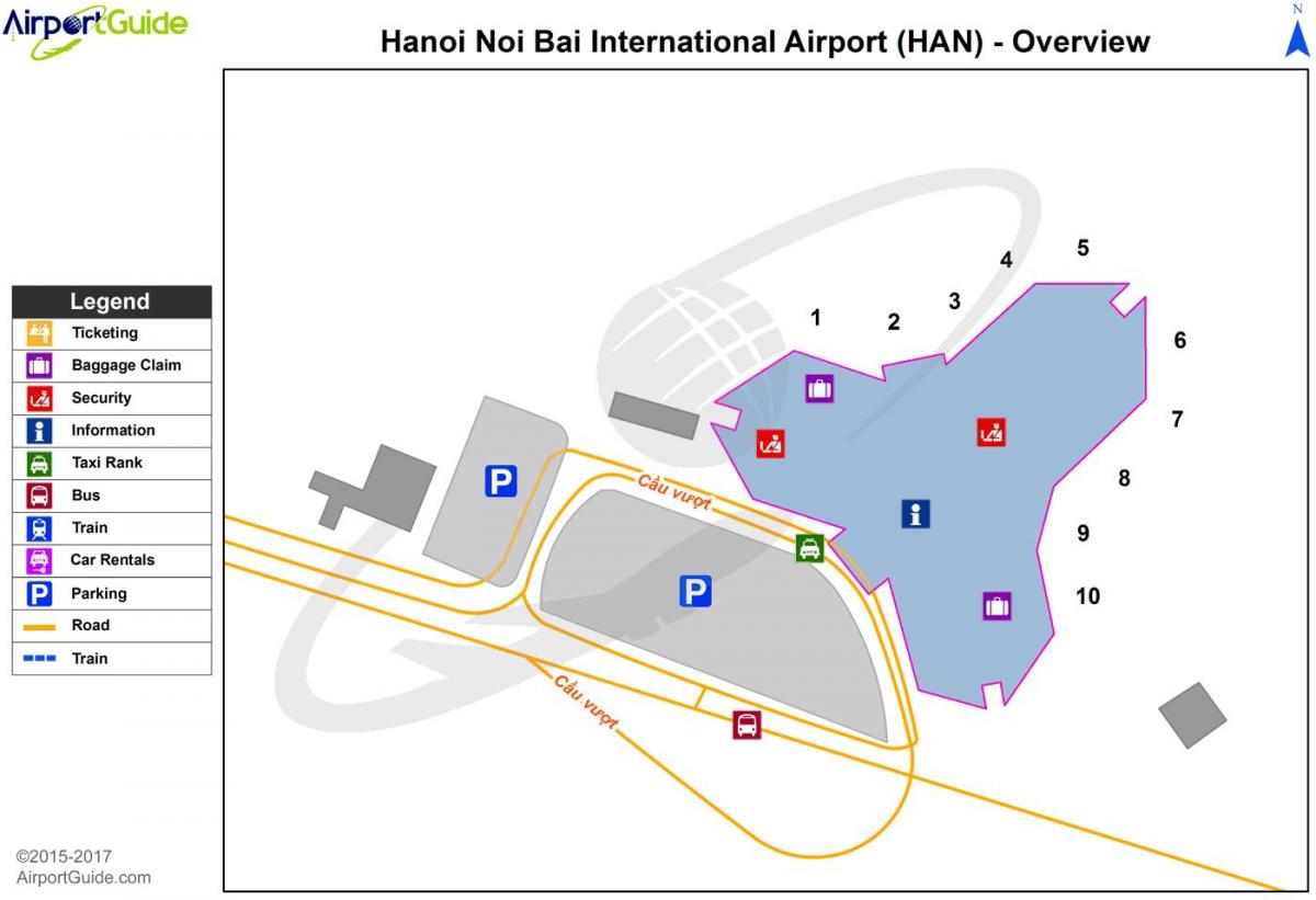 แผนที่ของ noi bai