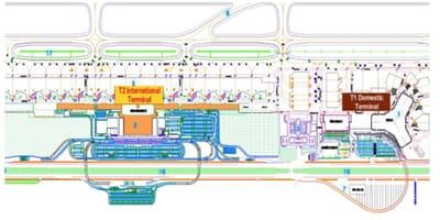 World. kgm สนามบินเทอร์มินัลแผนที่